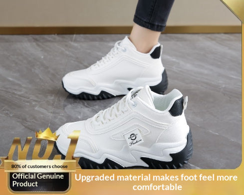 Koreanstyle Womens Casual Hightop Dad Shoes
