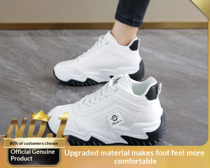 Koreanstyle Womens Casual Hightop Dad Shoes