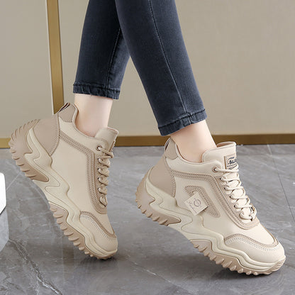 Koreanstyle Womens Casual Hightop Dad Shoes