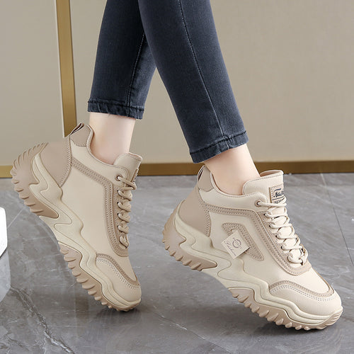 Koreanstyle Womens Casual Hightop Dad Shoes