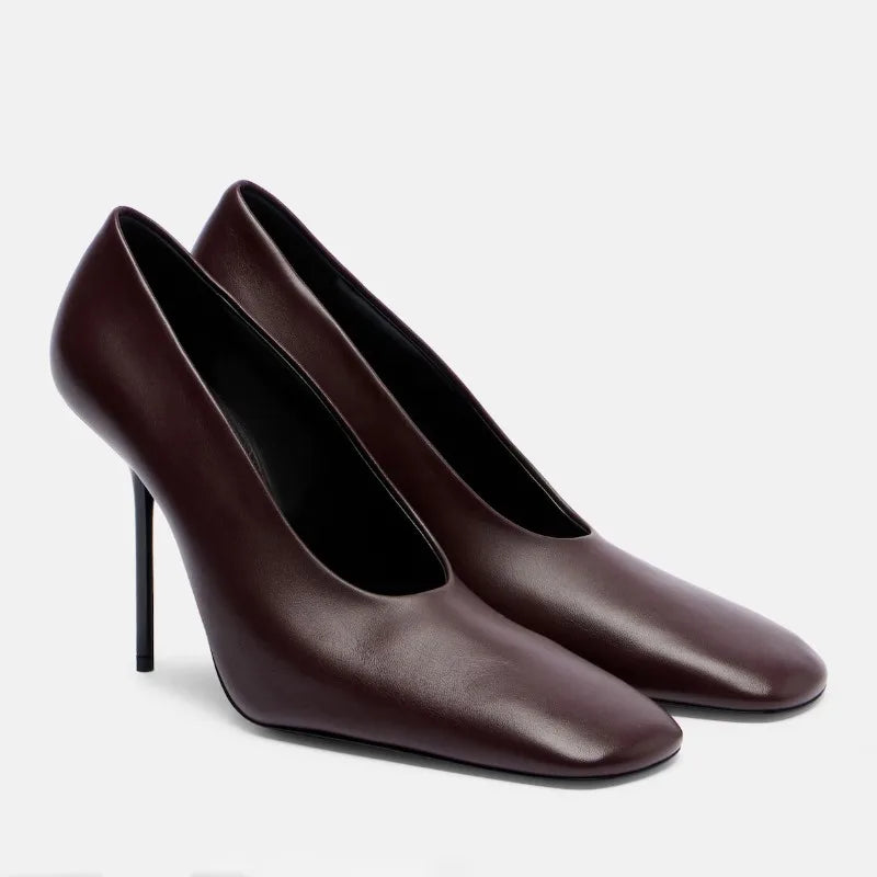 Frenchsexy Pointedthin High-heeled Shallowpatent Leatherprofessional Single Shoes,European AndAmerican Women's Red Wedding Shoes