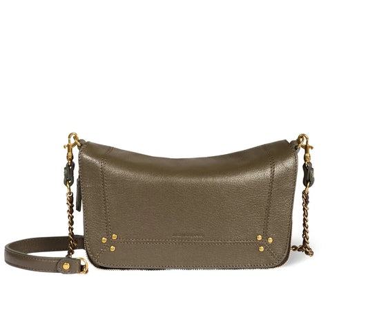 New Women's Shoulder Bag Or Cross Bag Removable Belt Braided And In Closed With Magnetic Leather Flaps