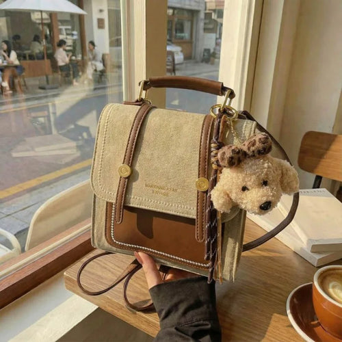 Elegant 3-in-1 Denim Women's Backpack, Stylish Crossbody Shoulder Bag for Casual Travel Short Trips, Trendy Matronly Fashion Bag