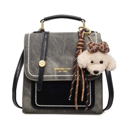 Elegant 3-in-1 Denim Women's Backpack, Stylish Crossbody Shoulder Bag for Casual Travel Short Trips, Trendy Matronly Fashion Bag