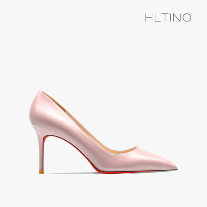 Women's Heels Luxury Designer Black Matte 12cm High Heels Red Bottom Pointed Toe Stiletto Pumps Elegant Women Party Prom Shoes