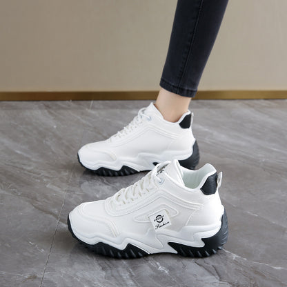 Koreanstyle Womens Casual Hightop Dad Shoes