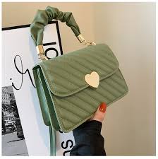 Women Handbags Fashion Chain Shoulder Bags With Love Metal Design